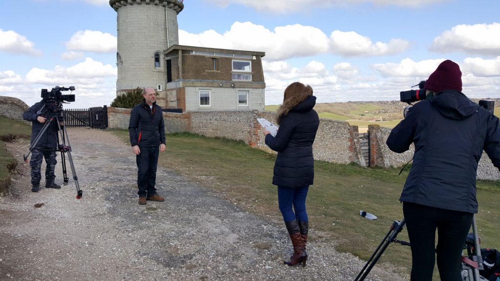 Rob Wassell on Antiques Road Trip for the BBC