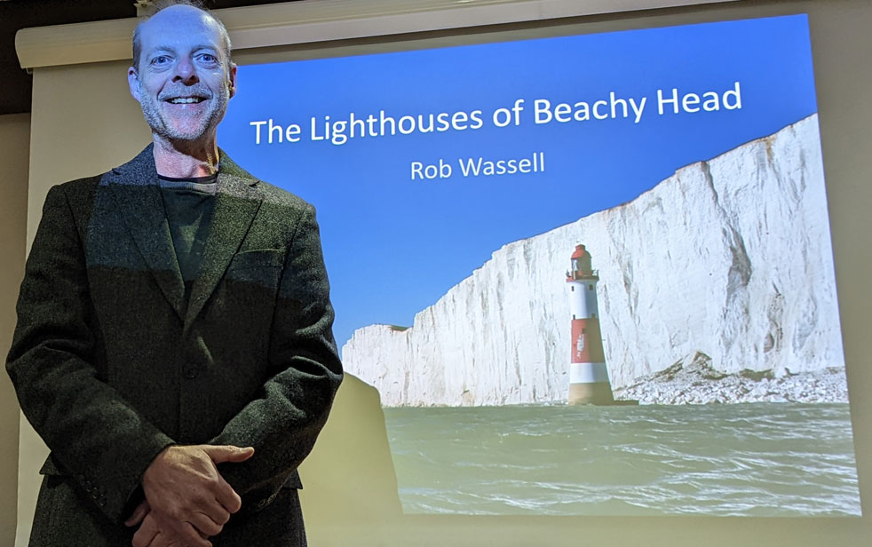 Lighthouse Talk in Cornwall by Rob Wassell