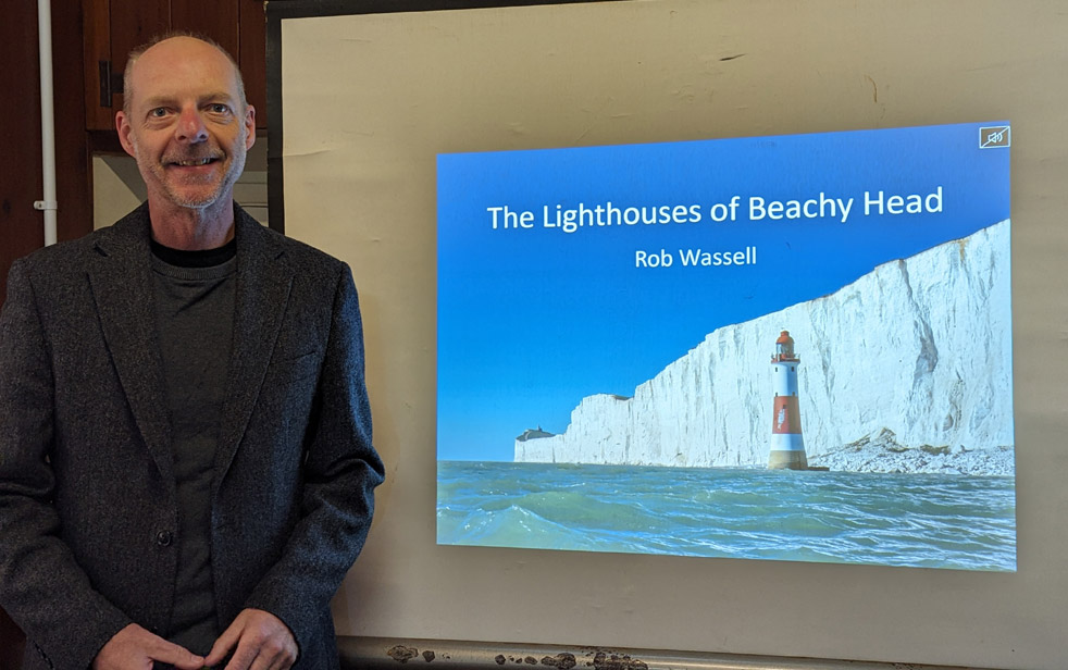 Lighthouse Talk in Morwenstow, Cornwall by Rob Wassell