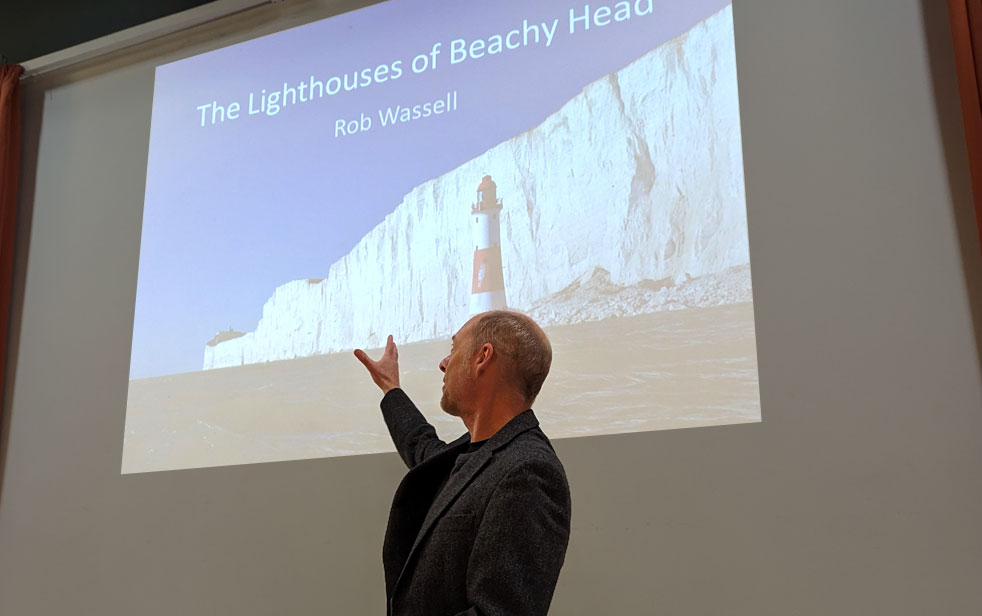 Lighthouse Talk in East Sussex by Rob Wassell